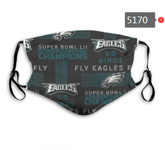 2020 NFL Philadelphia Eagles #3 Dust mask with filter